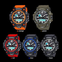 Men watches dual display 50M waterproof - Workout Have No Limits