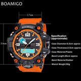 Men watches dual display 50M waterproof - Workout Have No Limits