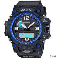 Men watches dual display 50M waterproof - Workout Have No Limits