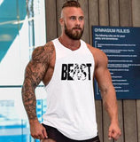 Bodybuilding Men Tank Top workout BEAST - Workout Have No Limits