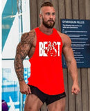 Bodybuilding Men Tank Top workout BEAST - Workout Have No Limits
