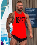 Bodybuilding Men Tank Top workout BEAST - Workout Have No Limits