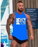 Bodybuilding Men Tank Top workout BEAST - Workout Have No Limits