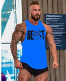 Bodybuilding Men Tank Top workout BEAST - Workout Have No Limits