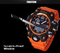 Men watches dual display 50M waterproof - Workout Have No Limits